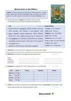 Vorschau - Arbeitsblätter - Klassenarbeit Latein Cursus L12 Quintus betet zu den Göttern - Seite 1
