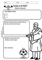 Vorschau - Arbeitsblätter - Fairplay in der Bibel? Paulus als Teamcoach - Seite 1