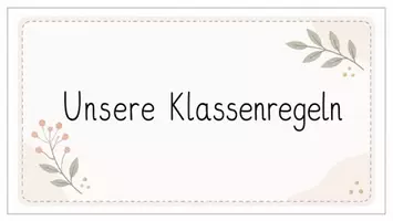 Vorschau - Bildkarten - Klassenregeln Grundschule – Regelkarten im Boho-Stil - Seite 2
