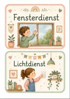Vorschau - Bildkarten - Klassendienste Grundschule – Bildkarten Klassenorganisation - Seite 3
