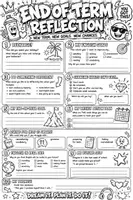 Vorschau - Arbeitsblätter - My English Reflection – Graffiti Style - Seite 1