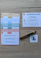 Aperçu - Apprentissages en autonomie - Cartes séparer les mots phrase CP-CE1 - Page de couverture