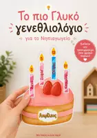 Προεπισκόπηση - Flashcards - Το πιο γλυκό γενεθλιολόγιο για το Νηπιαγωγείο με προσαρμόσιμα κεράκια - Εξώφυλλο