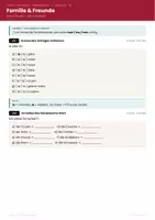 Vorschau - Arbeitsblätter - Französisch Familie & Freunde - Vertretungsstunde A1 - Seite 1