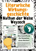 Vorschau - Arbeitsblätter - Wirkungsgeschichte im Vergleich: „Nathan der Weise" & „Woyzeck" – Arbeitsblätter, Lösungen & Stundenverlauf (Deutsch Oberstufe) - Deckblatt