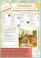 Vorschau - Anderer Materialtyp - Sommer 10 Achtsamkeitsübungen Sinne - Deckblatt