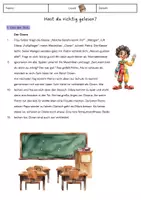 Vorschau - Arbeitsblätter - Leseverstehen Klasse 3 - Seite 1