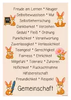 Vorschau - Poster - Hasenklasse - Poster | Klassenraumdekoration (Klassentier) - Seite 2