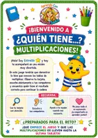 Vista previa - Unidades / Secuencias / Situaciones de Aprendizaje - ¿Quién tiene…? Multiplicaciones. 3.º de Primaria. Juego cooperativo. Tablas del 2 al 10. DUA - página 1