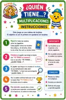 Vista previa - Unidades / Secuencias / Situaciones de Aprendizaje - ¿Quién tiene…? Multiplicaciones. 3.º de Primaria. Juego cooperativo. Tablas del 2 al 10. DUA - página 2