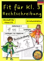 Vorschau - Arbeitsblätter - Fit für Klasse 3 Deutsch - Deckblatt