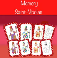 Aperçu - Jeux - Mémory Saint-Nicolas - Page de couverture