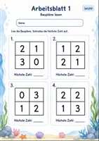 Vorschau - Arbeitsblätter - Baupläne Klasse 3 | Mathematik Klasse 3 | 6 Arbeitsblätter als PDF - Seite 1