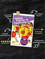 Vista previa - Hojas de trabajo - Inglés Primaria: 25 fichas de Busca y Encuentra, lógica y retos - Portada