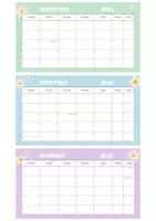Voorbeeld - Maandplanner bloemen 2026-2027 - Voorblad