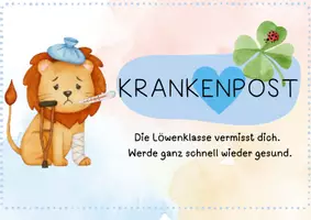 Vorschau - Bildkarten - Krankenpost - Löwenklasse - Seite 3