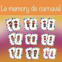 Aperçu - Jeux - Le memory de carnaval - Page de couverture