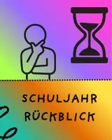 Vorschau - Anderer Materialtyp - Mein Schuljahr Rückblick, Mittelschule - Deckblatt