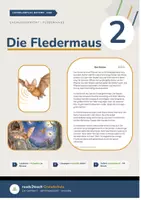 Vorschau - Stundenentwürfe - Die Fledermaus - Klasse 2 - 3-fach differenzierter Lesetext (Bildkarten, Stundenverlauf, Aufgaben + Lösungen uvm.) - Seite 1