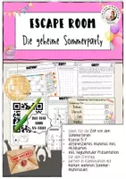 Vorschau - Spiele - Escape Room Die geheime Sommerparty Deutsch 4-7 - Deckblatt
