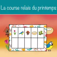 Aperçu - Jeux - La course relais du printemps - Page de couverture