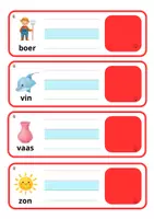 Voorbeeld - schrijfkaartjes thema 3 hup en aap - Pagina 2