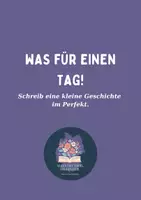 Προεπισκόπηση - Φύλλα εργασίας - Eine kleine Geschichte: Was für einen Tag! - Εξώφυλλο