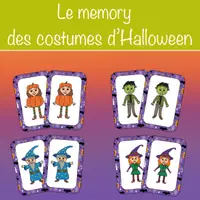 Aperçu - Jeux - Le memory des costumes d'Halloween - Page de couverture