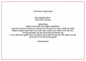 Voorbeeld - triominos rekenspel - groep 3 - Pagina 2