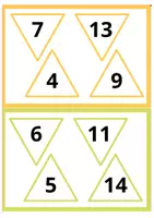 Voorbeeld - triominos rekenspel - groep 3 - Voorblad