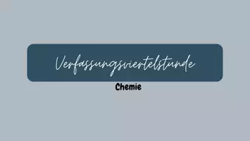 Vorschau - Anderer Materialtyp - Verfassungsviertelstunde Chemie: Freiheit der Forschung - Seite 1