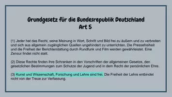 Vorschau - Anderer Materialtyp - Verfassungsviertelstunde Chemie: Freiheit der Forschung - Seite 3