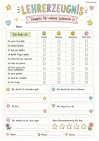 Vorschau - Arbeitsblätter - Lehrerzeugnis - Feedback am Schuljahresende (Evaluation) - Seite 3