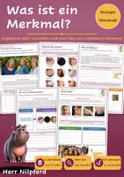 Vorschau - Arbeitsblätter - Was ist ein Merkmal? – Einstieg in die Genetik (Oberstufe) - Deckblatt