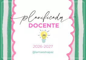 Vista previa - Para docentes: organización, planificación y formación - Planificador docente de calendario - curso 2026/2027 - Portada