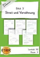 Vorschau - Arbeitsblätter - Ethik - Streit und Versöhnung - Klasse 3 - LH 10 - Deckblatt