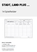 Vorschau - Arbeitsblätter - Stadt, Land, plus ... (14 Spielvorlagen plus Buchstabenkarten) - Seite 1