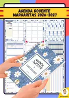 Vista previa - Para docentes: organización, planificación y formación - Agenda Docente Margaritas 2026-2027 - Portada