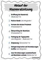Vorschau - Stundenentwürfe - Material für den Klassenrat für die Klassen 6–10 - Seite 1
