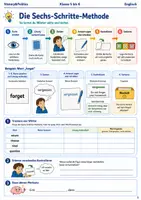Vorschau - Arbeitsblätter - Englisch Vokabelkarten Arbeitsheft Klasse 5 bis 6 Abrufen statt Abschreiben - Seite 2