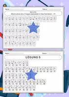 Vorschau - Arbeitsblätter - Fingeralphabet der Gebärdensprache – Rätsel & Übungen – Materialpaket 1 - Seite 2