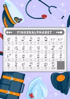 Vorschau - Arbeitsblätter - Fingeralphabet der Gebärdensprache – Rätsel & Übungen – Materialpaket 1 - Seite 3