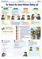 Vorschau - Arbeitsblätter - Englisch Sprechen Arbeitsheft Klasse 5 bis 6 kleine Dialoge sicher führen - Seite 2