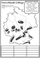 Vorschau - Arbeitsblätter - Topographie - Deutschlands Gebirge - Seite 2