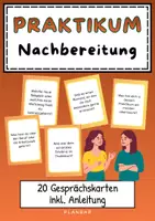Vorschau - Aufgabenkarten - Nach dem Betriebspraktikum | Austausch und Reflexion - Deckblatt