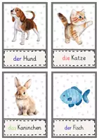 Vorschau - Arbeitsblätter - Bildkarten Haustiere – DaZ Wortschatzkarten | A1 Grundschule - Seite 2