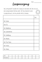 Vorschau - Arbeitsblätter - Lesespaziergang Sommer - Seite 3