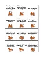 Vorschau - Bildkarten - Dangerous Animals Conversation Cards (More 3 Unit 4) - Seite 1