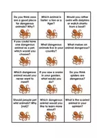 Vorschau - Bildkarten - Dangerous Animals Conversation Cards (More 3 Unit 4) - Seite 2