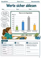 Vorschau - Arbeitsblätter - Nawi Diagramme Arbeitsheft Klasse 5 bis 6 - Seite 3
